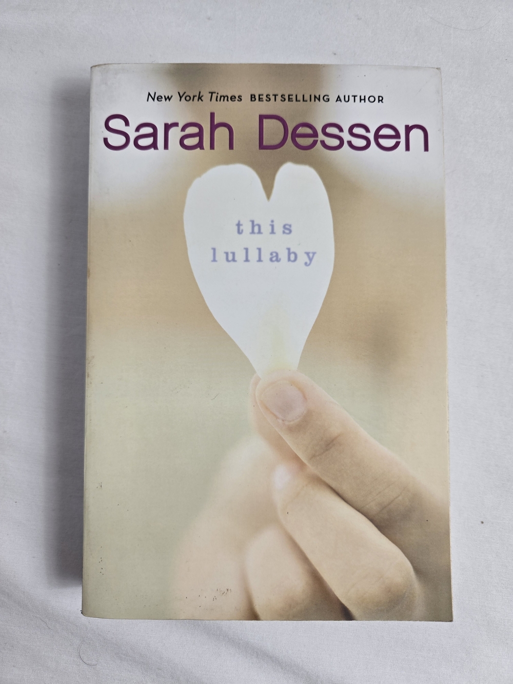 This Lullaby Sarah Dessen YA Romance Novel Paperback Book Coming of Age Fiction